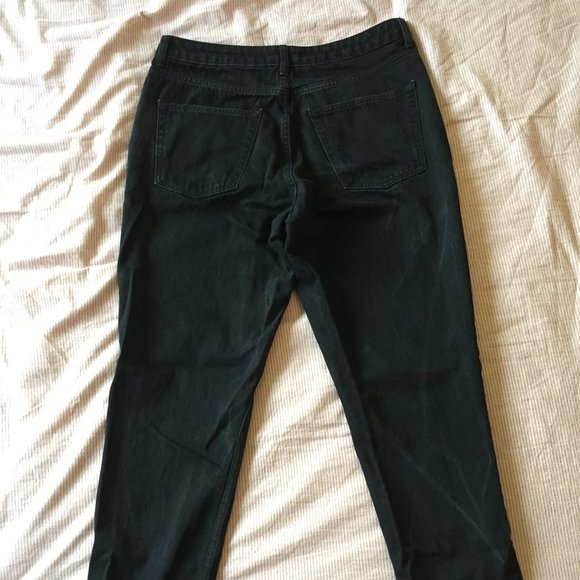 Topshop Black Mom Jeans W34 L32 - Picture 3 of 4